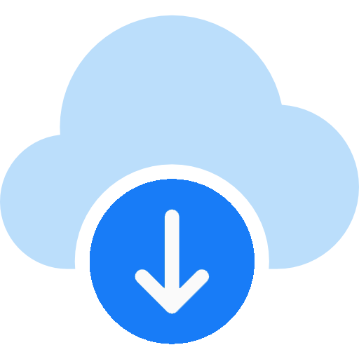 Cloud download icon