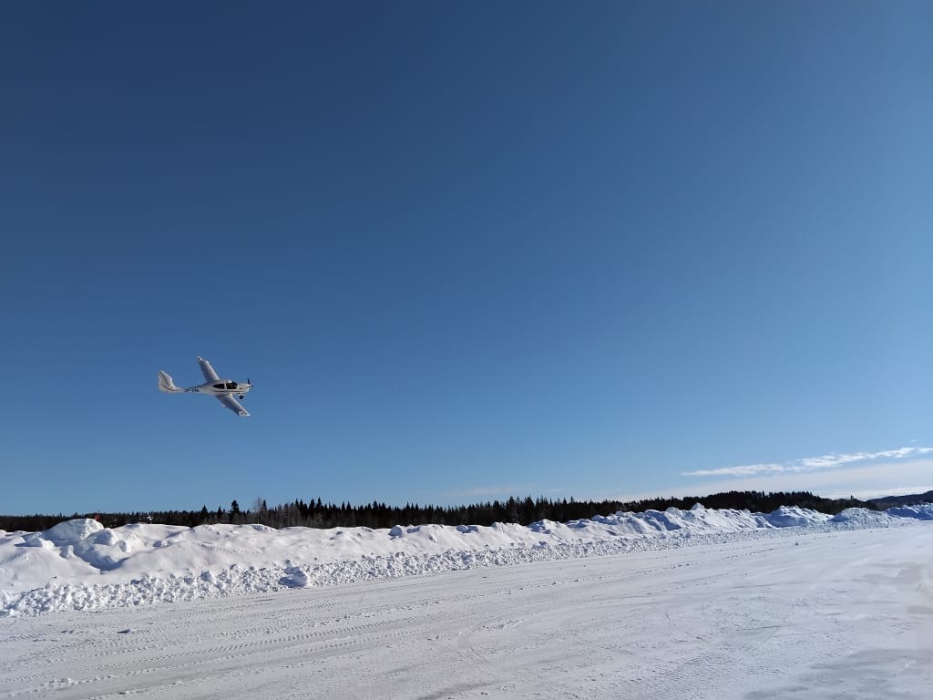Austria visit by plane!
