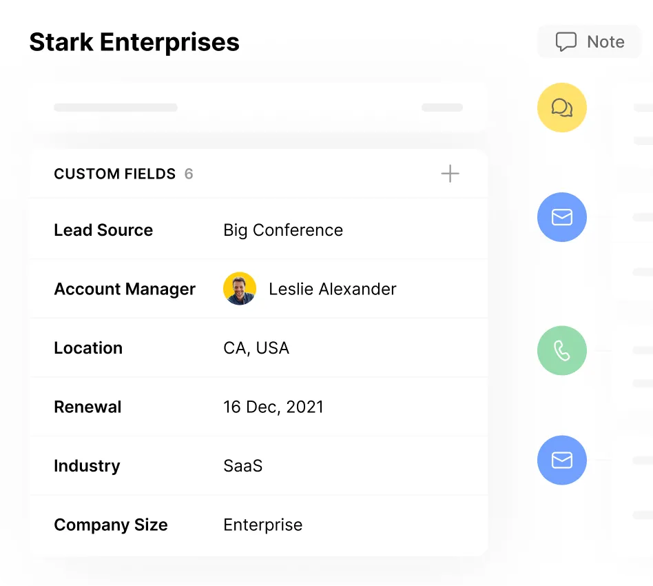 Custom fields for email personalization in Close CRM