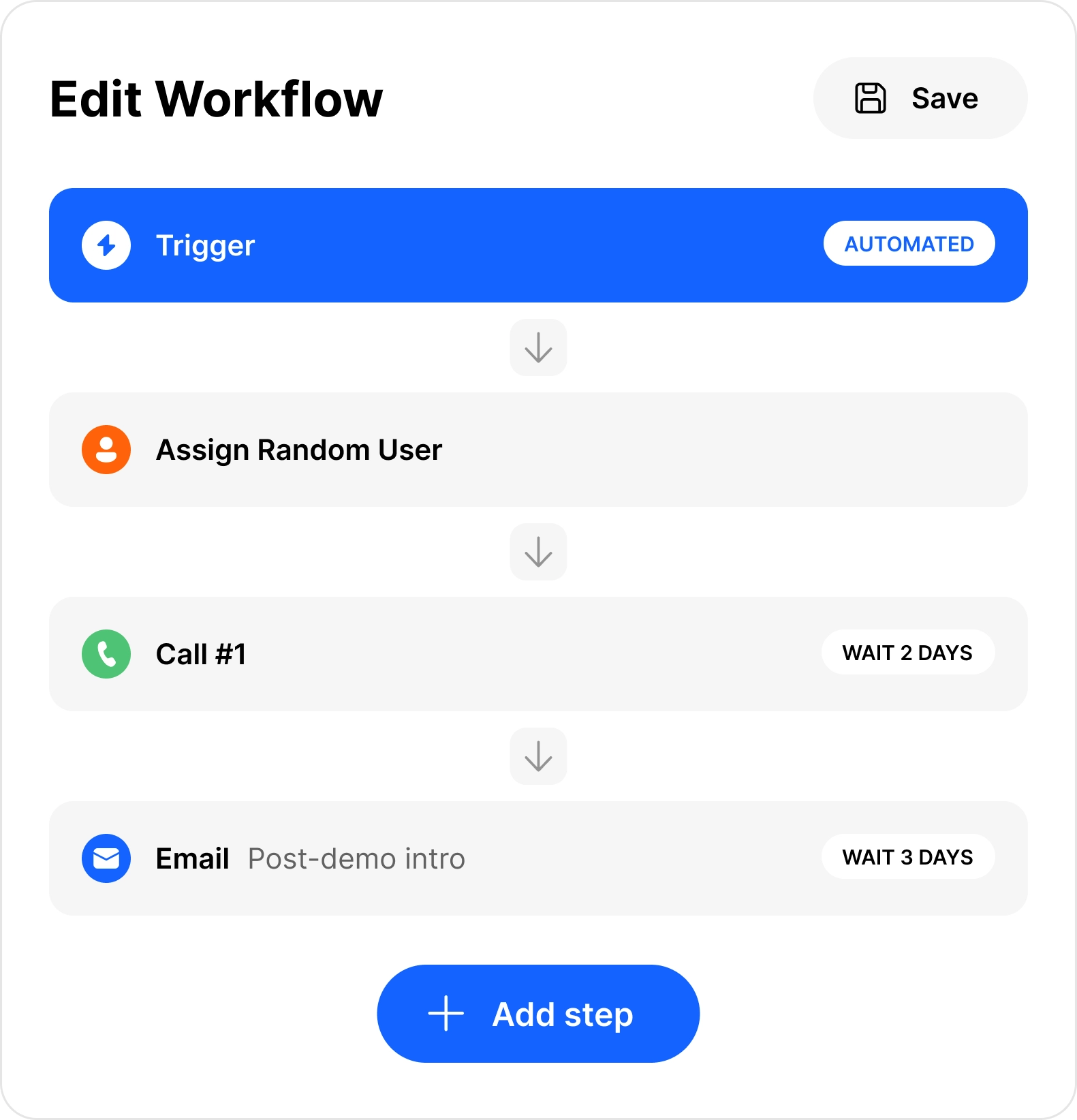 Edit Workflow in Close CRM