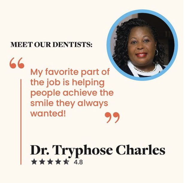 Flossy dentists testimonial lead generation example