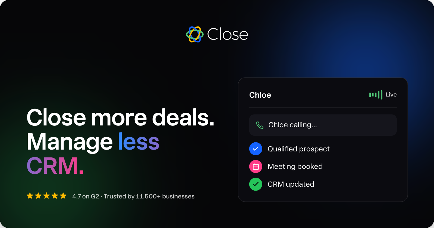 Preview of close.com