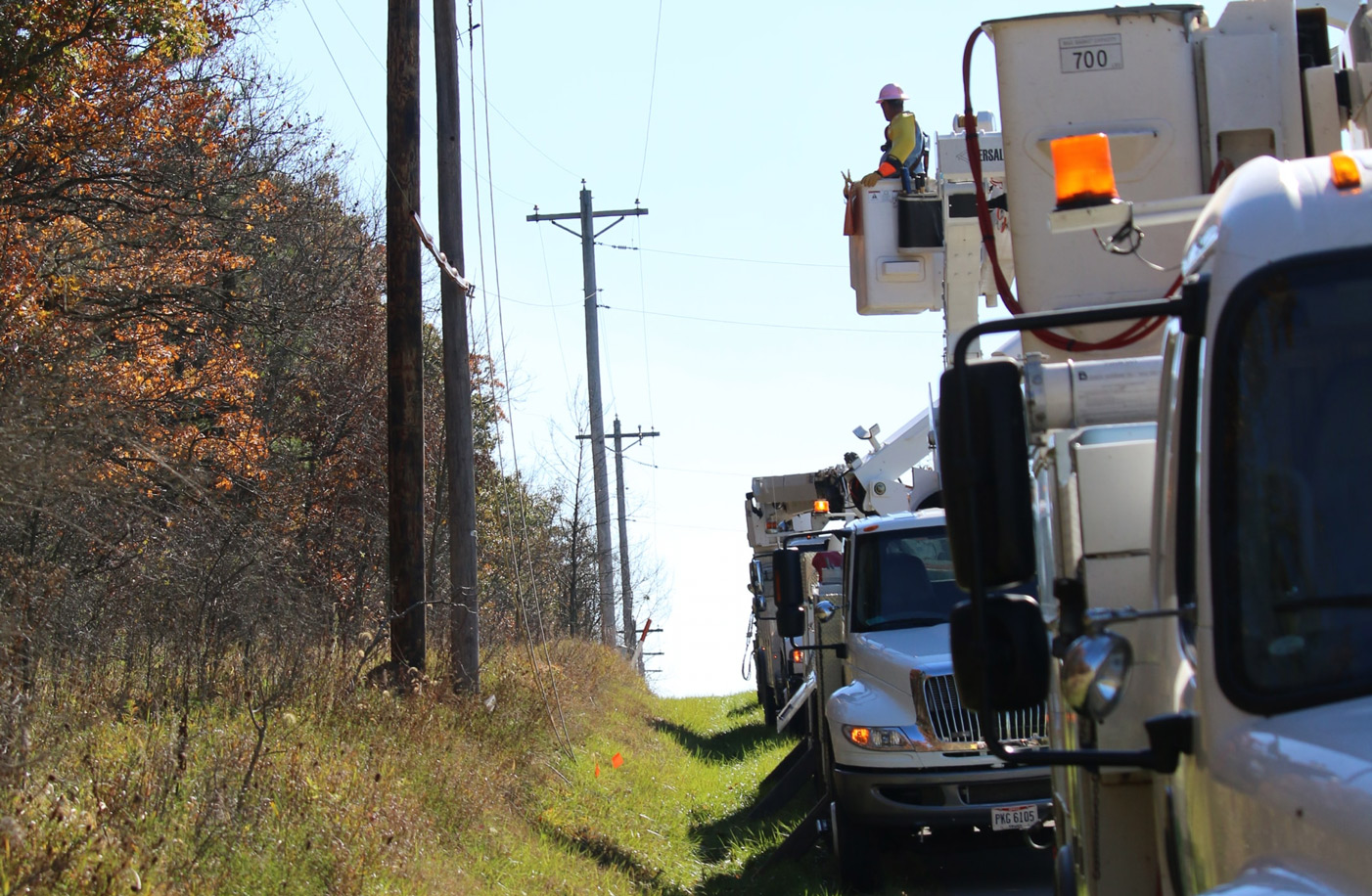 Electric fleet vehicles for utilities