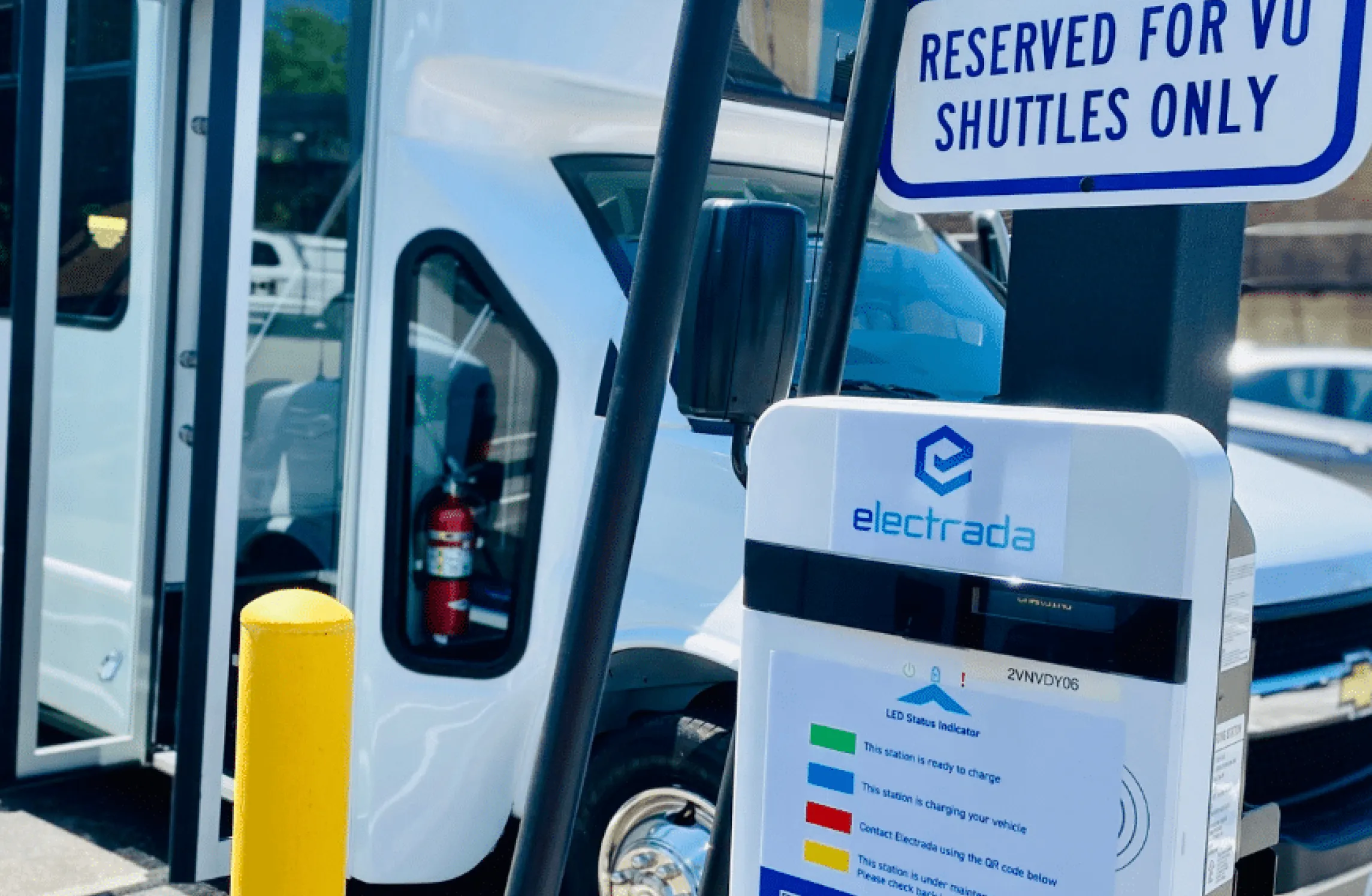 Electrada electric vehicle charging site