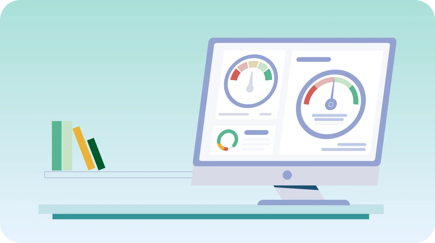 Illustration : tableau de bord des indicateurs environnementaux