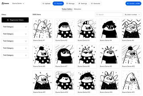 A screen shot of a web page with a bunch of cartoon characters