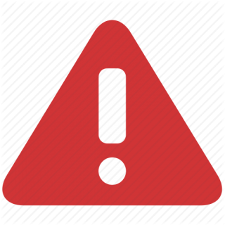 An icon of an error message