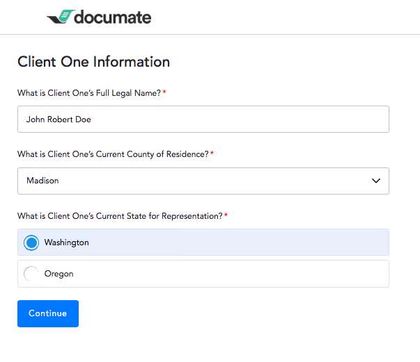client-facing document automation