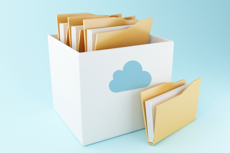Cloud storage box data management