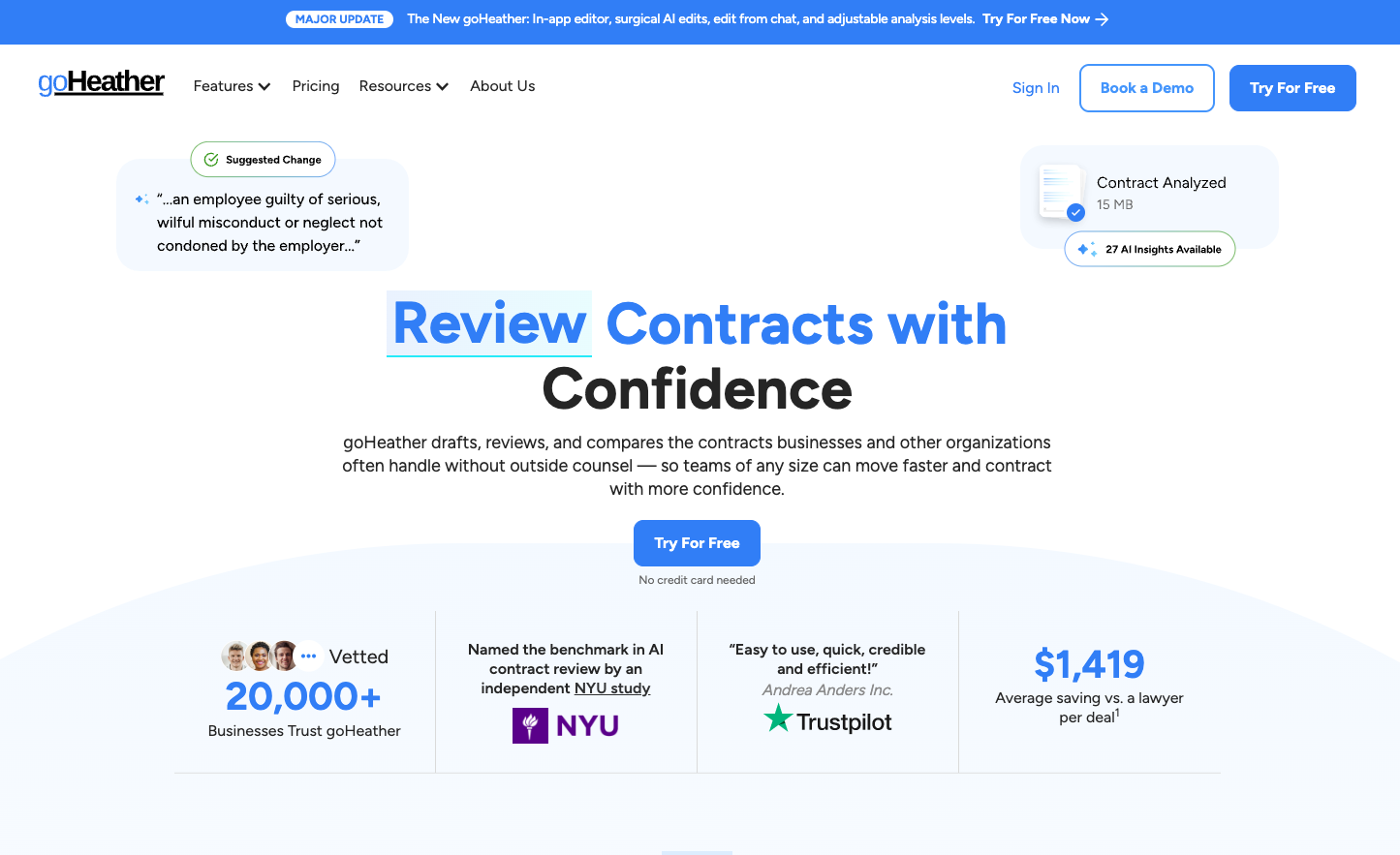 Competitor interface screenshot