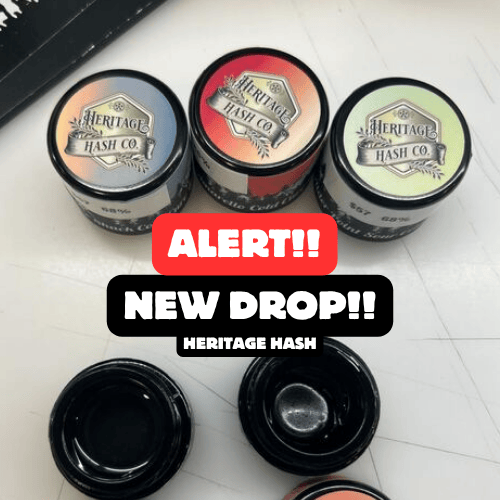 Heritage Hash New Rosin Drop