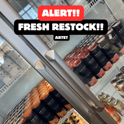 Artet Singles and 4pk Now Restocked!