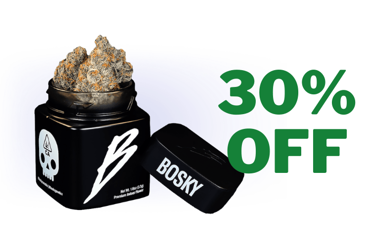 Bosky 30% off, 30% OFF