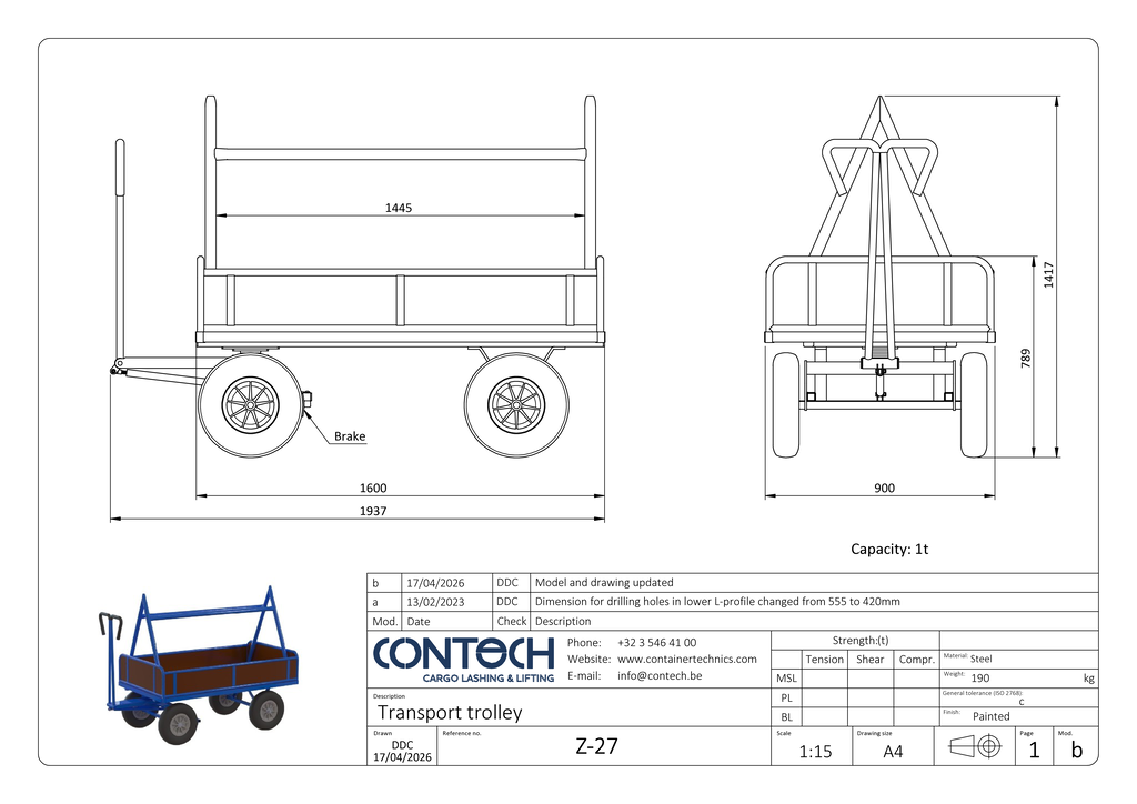 Z-27 Transport Trolly
