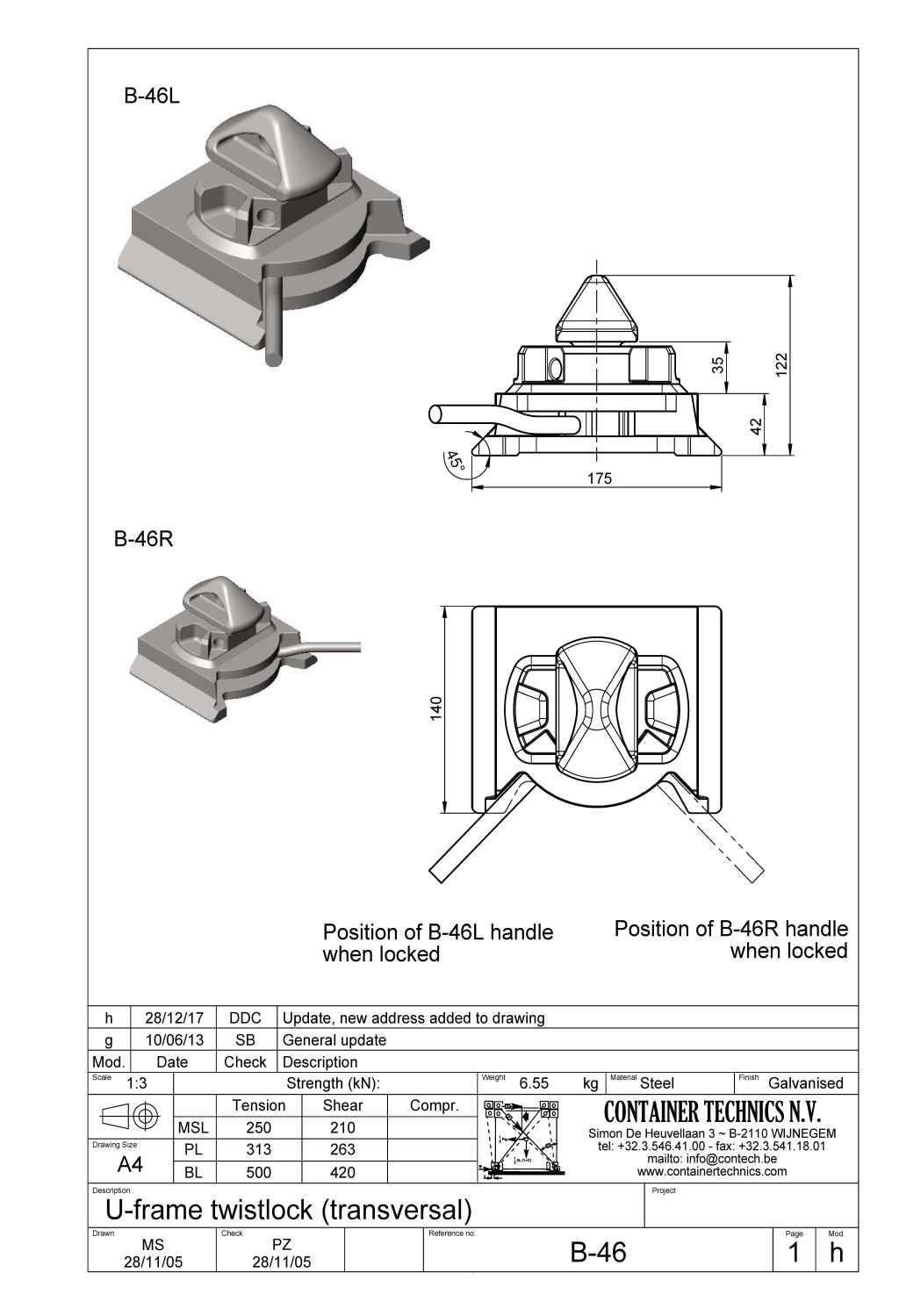 B-46 Drawing