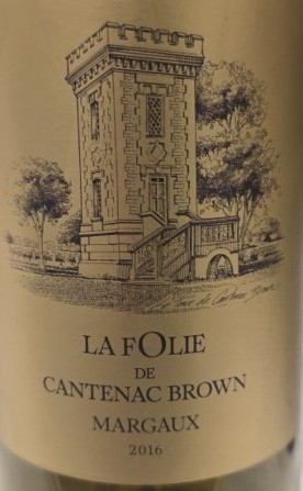 La Folie de Cantenac Brown 2016