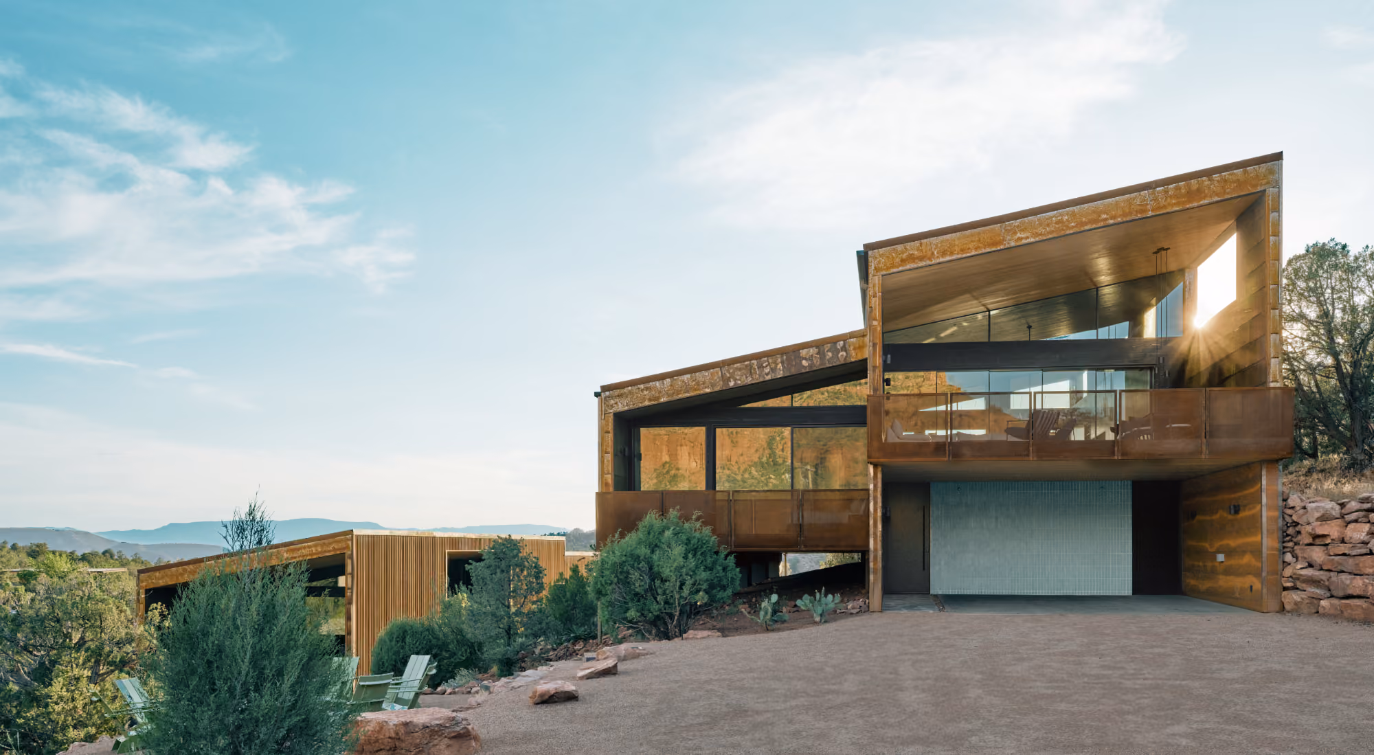 A modern desert home