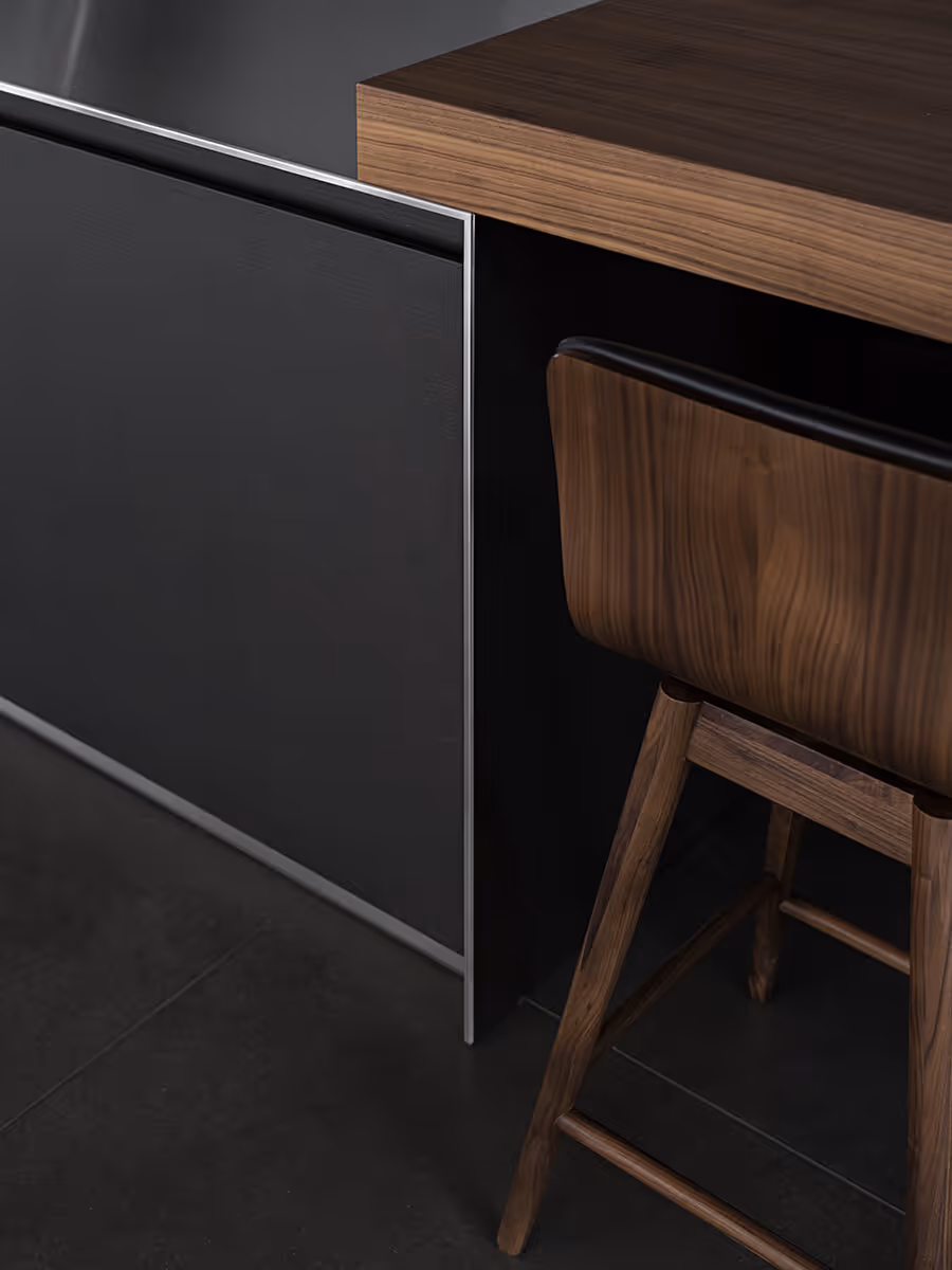 Bulthaup kitchen detail at a modern home in Phoenix by The Ranch Mine