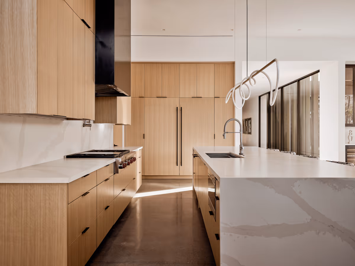 modern desert house kitchen