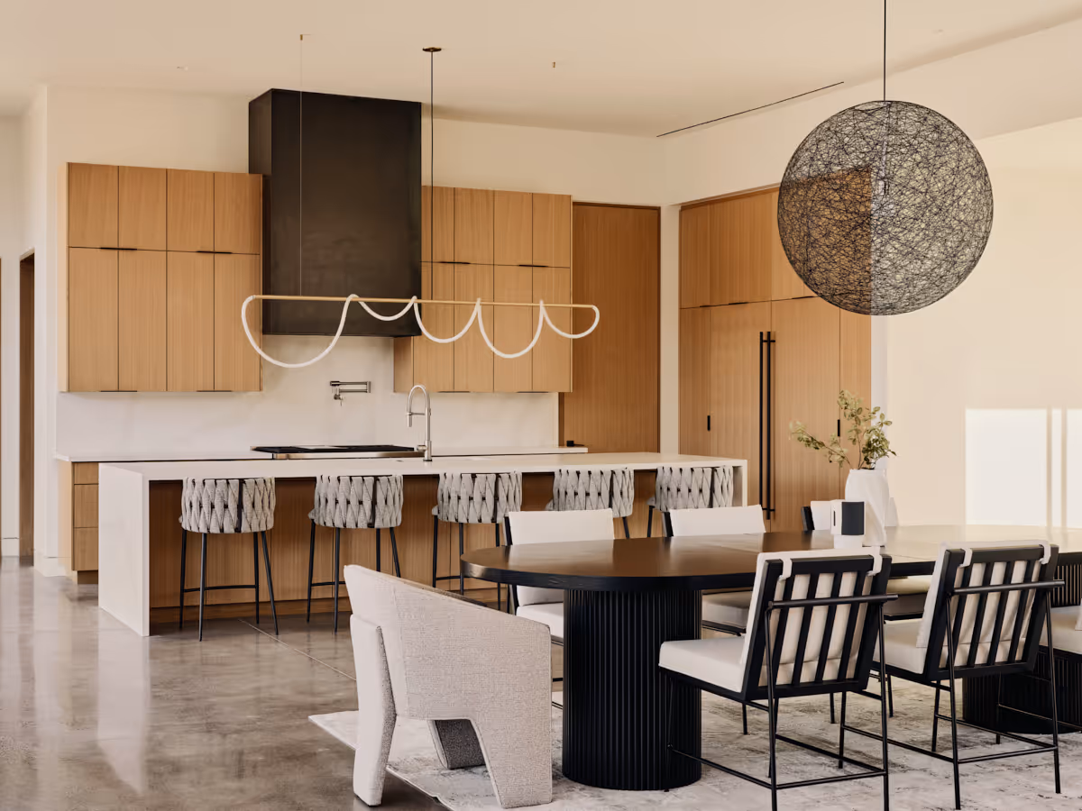 modern desert house kitchen