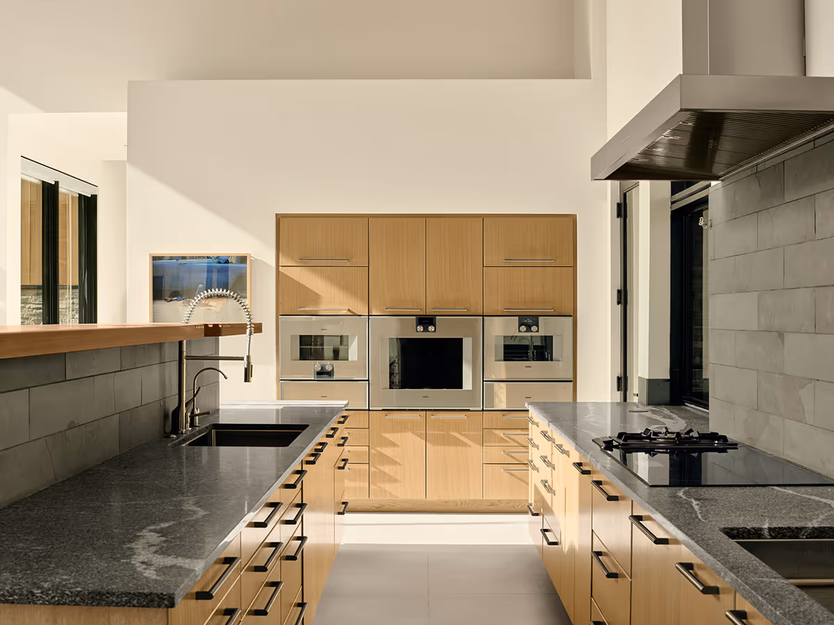 kitchen in a modern mountain home in Durango, Colorado by The Ranch Mine