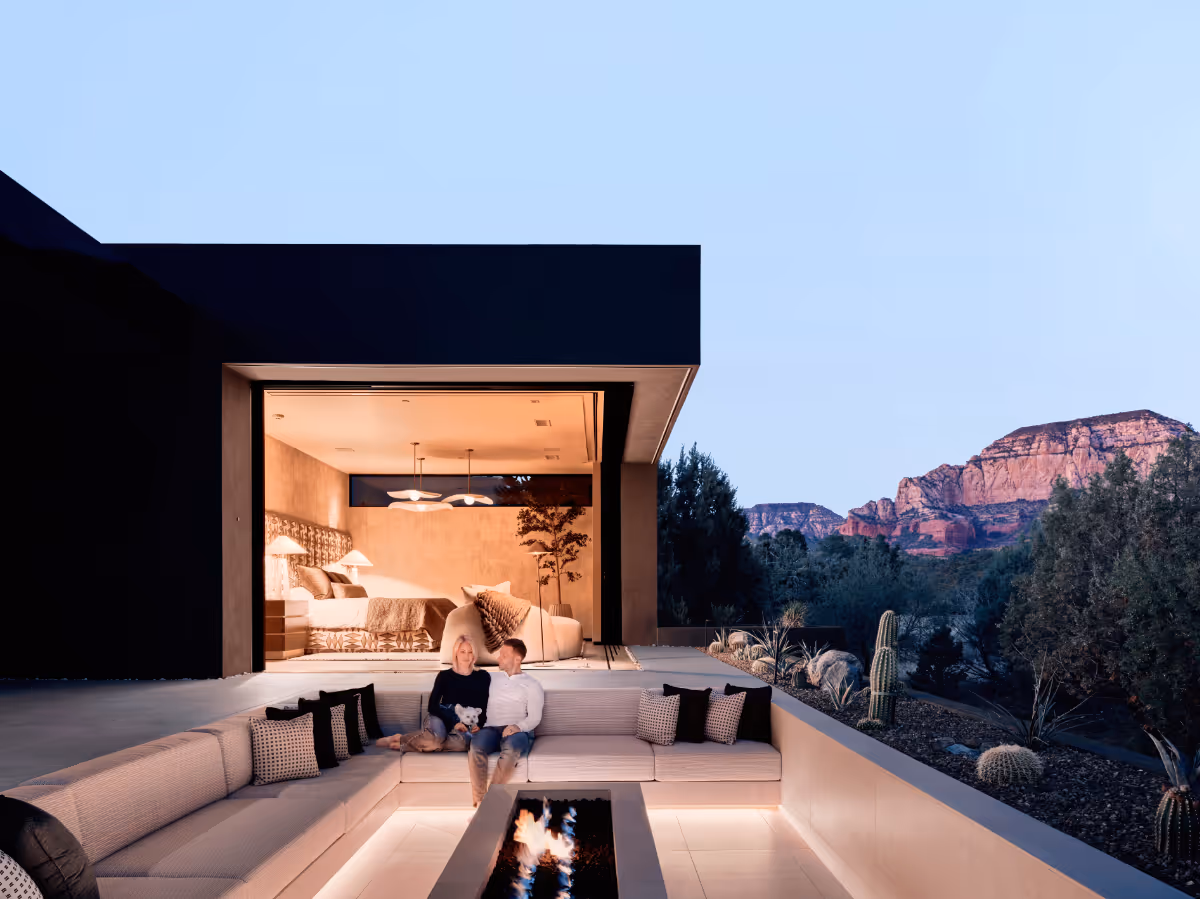Modern home in Sedona Arizona designed by The Ranch Mine, contemporary house