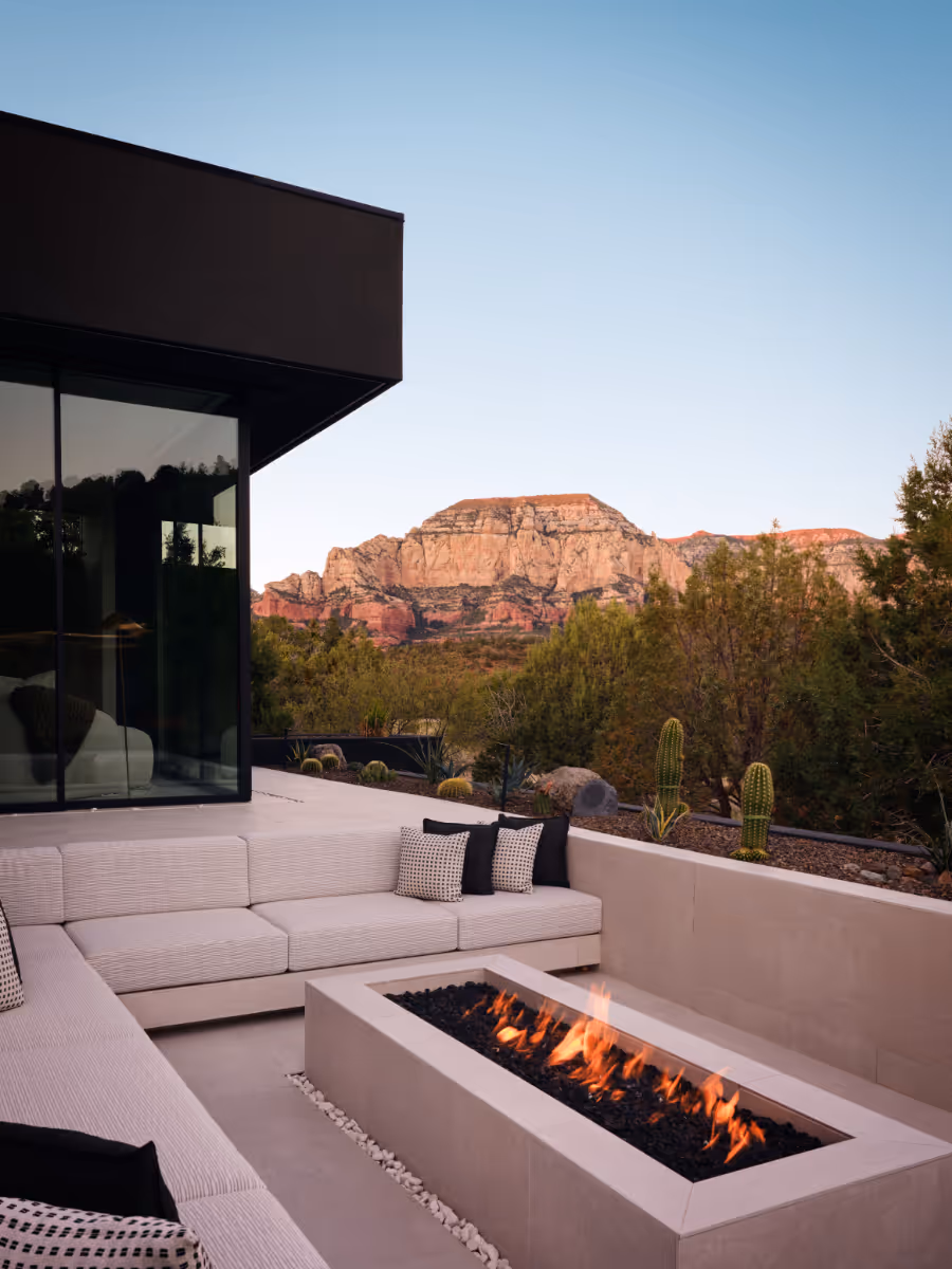 Modern home in Sedona Arizona designed by The Ranch Mine, contemporary house
