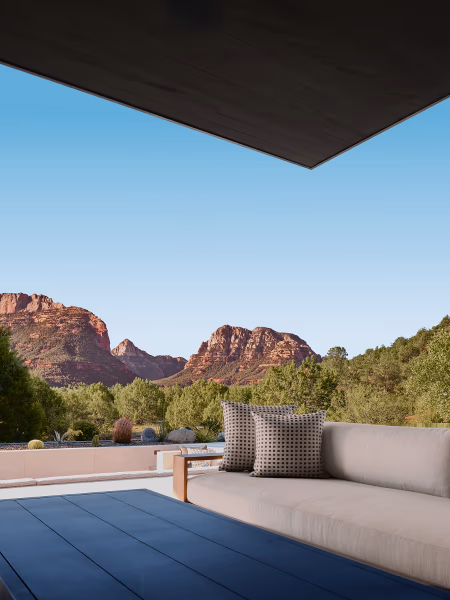 Modern home in Sedona Arizona designed by The Ranch Mine, contemporary house