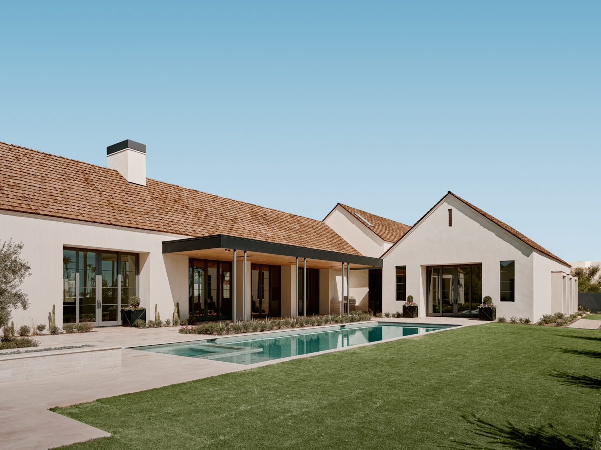 Soft modern new build home in the Arcadia neighborhood in Phoenix by The Ranch Mine