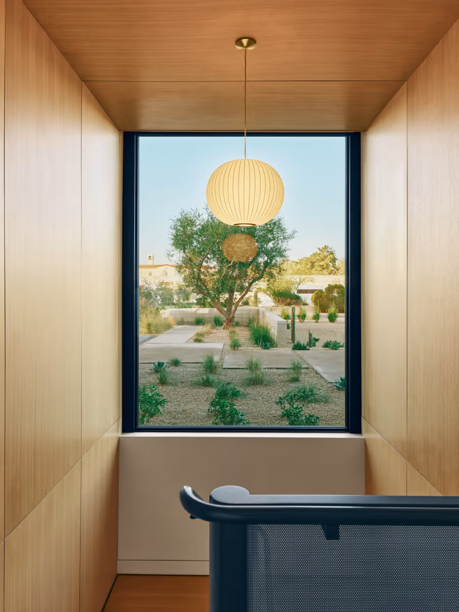stairs  at Full Circle, a multigenerational new build compound in Paradise Valley, Arizona by The Ranch Mine