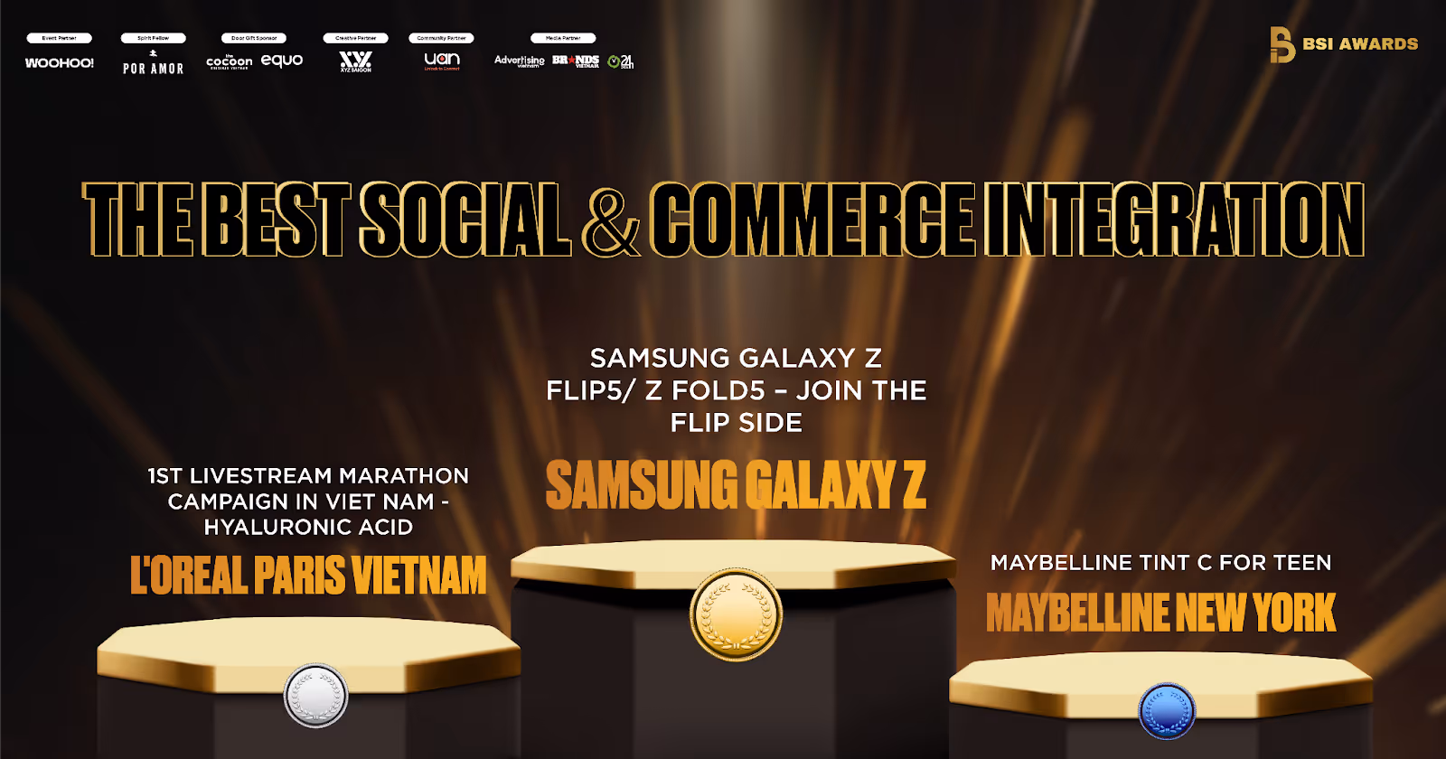 The Best Social & Commerce Integration BSI Awards 2024