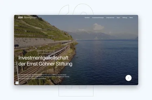 Webseite EGS Beteiligungen