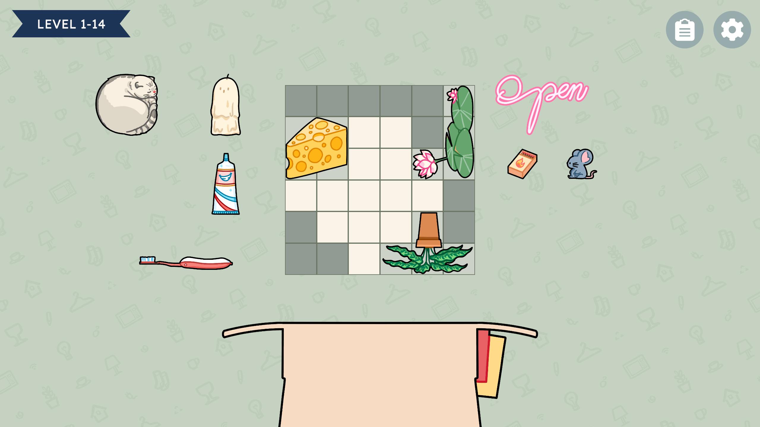 Everything MUST Fit! Puzzle Level