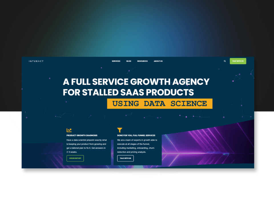 screenshot of Inturact platform
