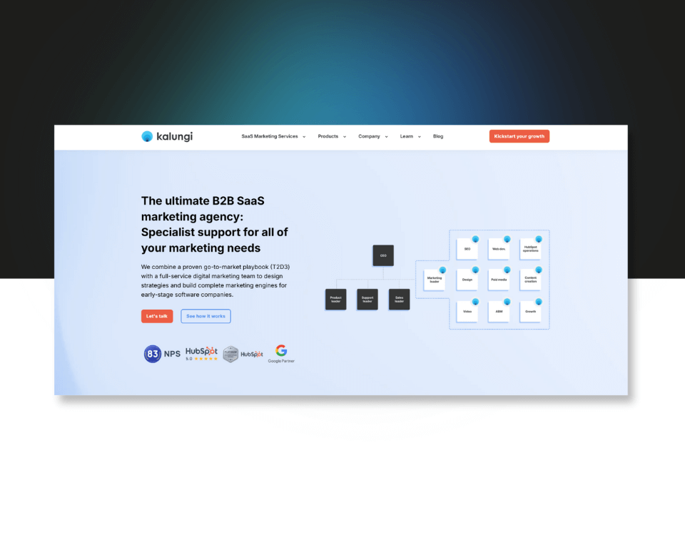 screenshot of Kalungi platform