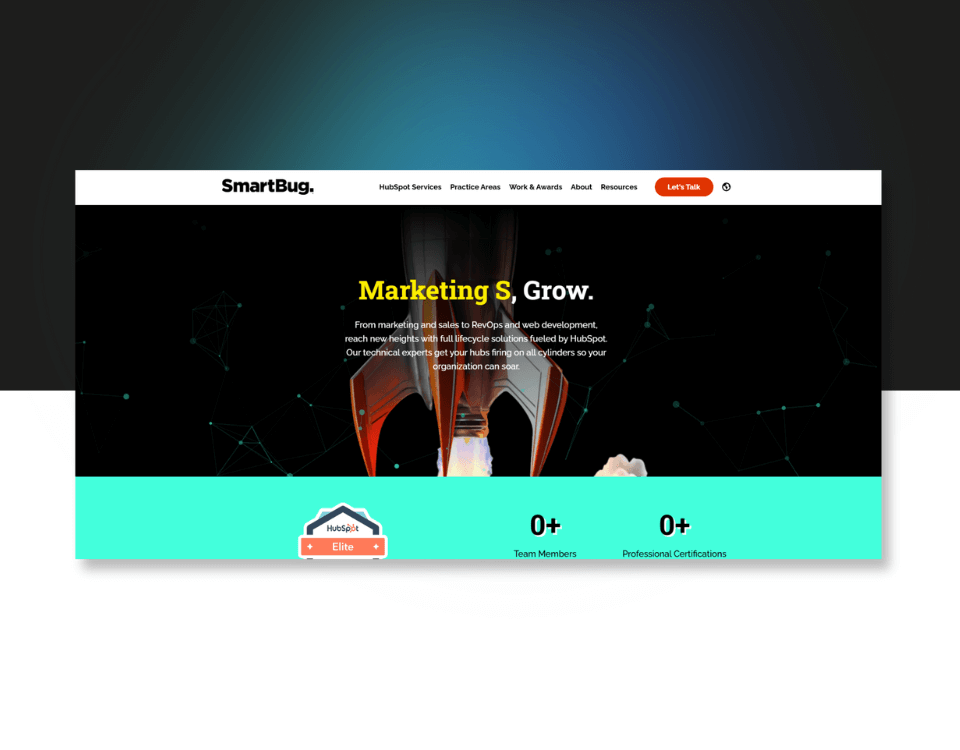 screenshot of SmartBug platform