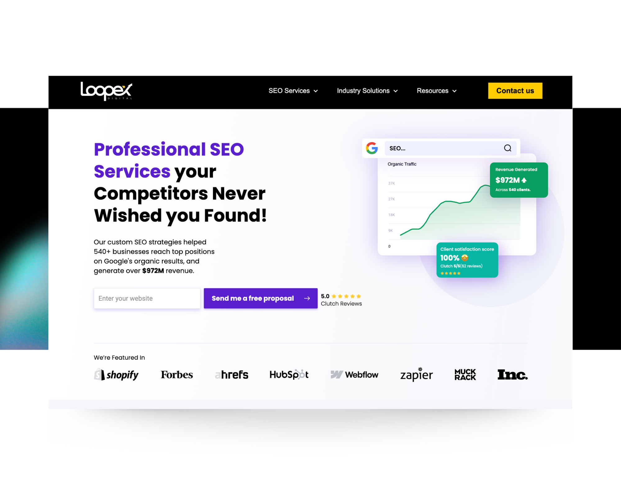 Loopex Digital homepage