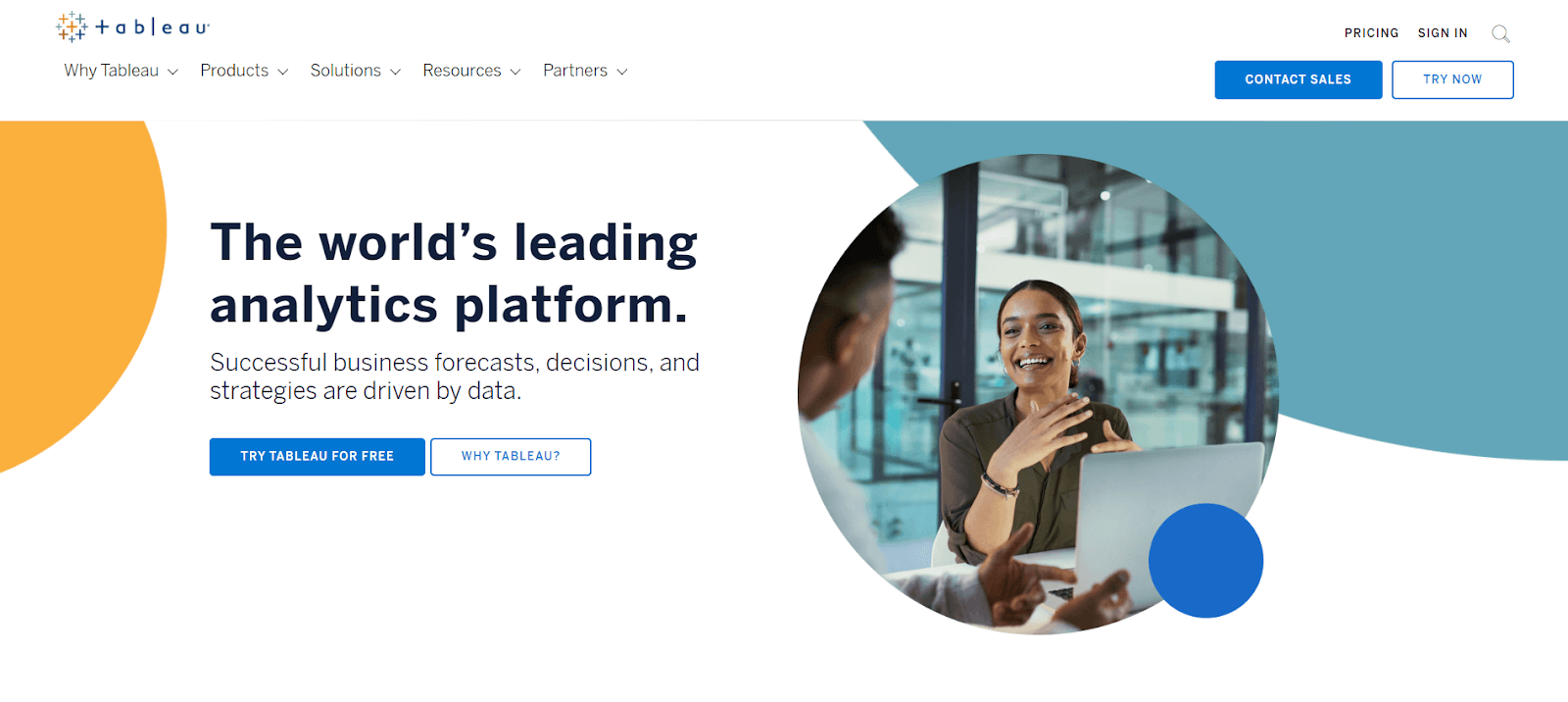 screenshot Tableau Platform 