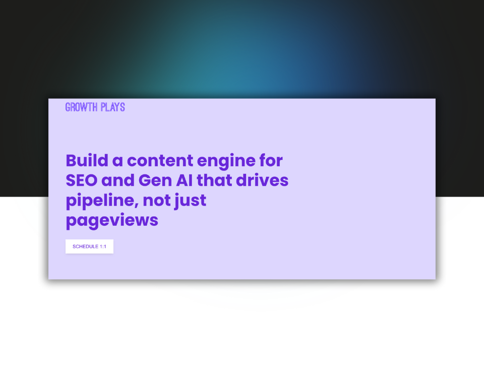 growth plays homepage