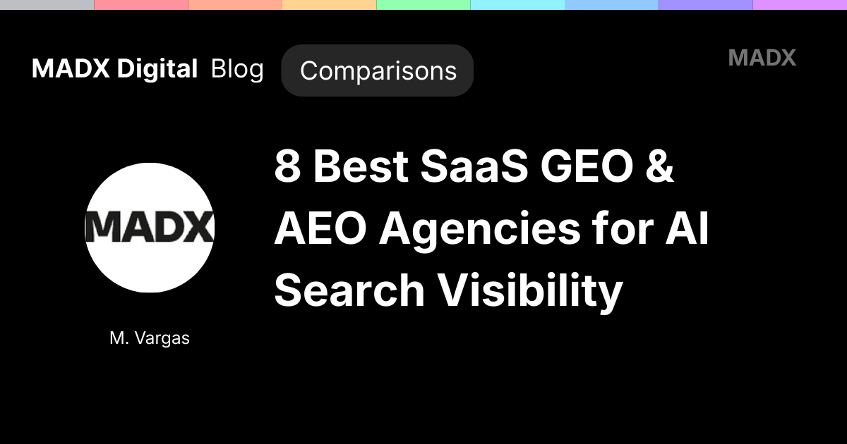 8 Best SaaS GEO & AEO Agencies for AI Search Visibility in 2026