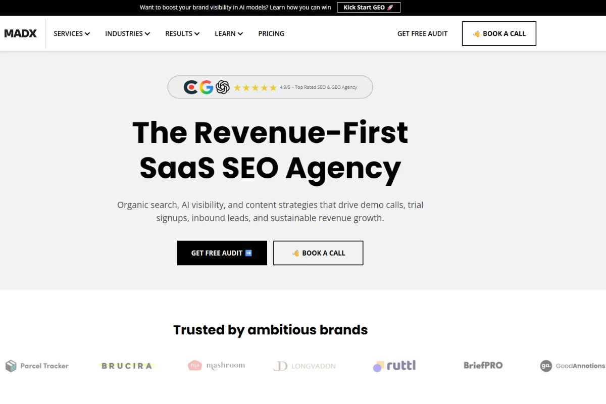 MADX Digital Homepage