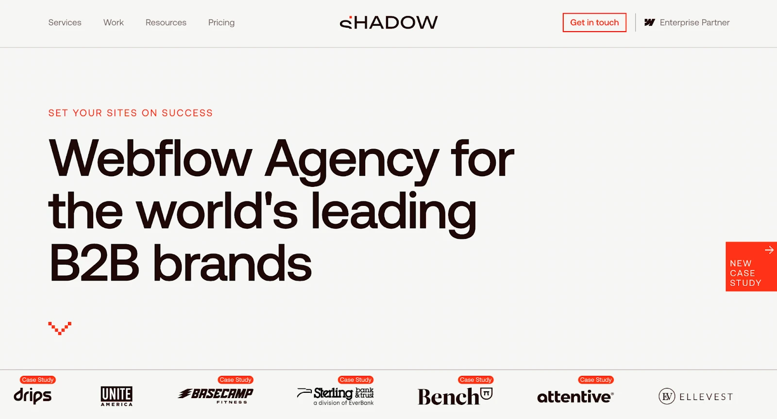 shadow digital homepage