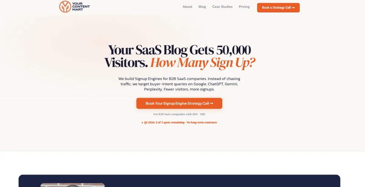 Your Content Mart Homepage