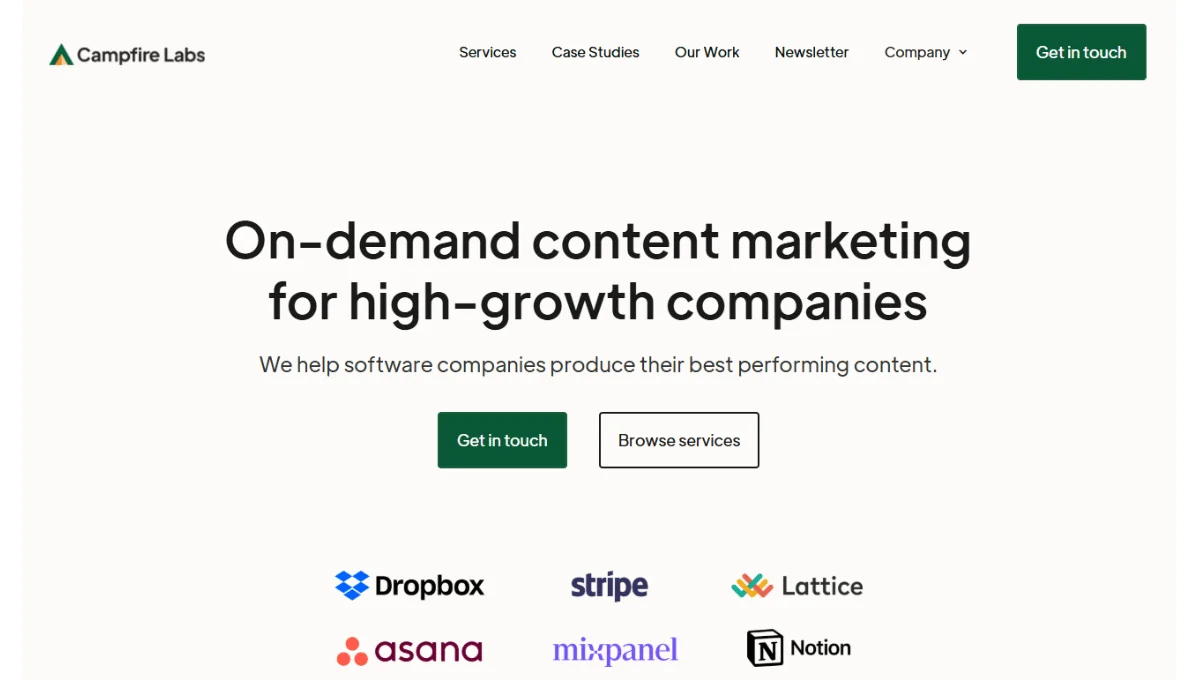 Campfire Labs Homepage