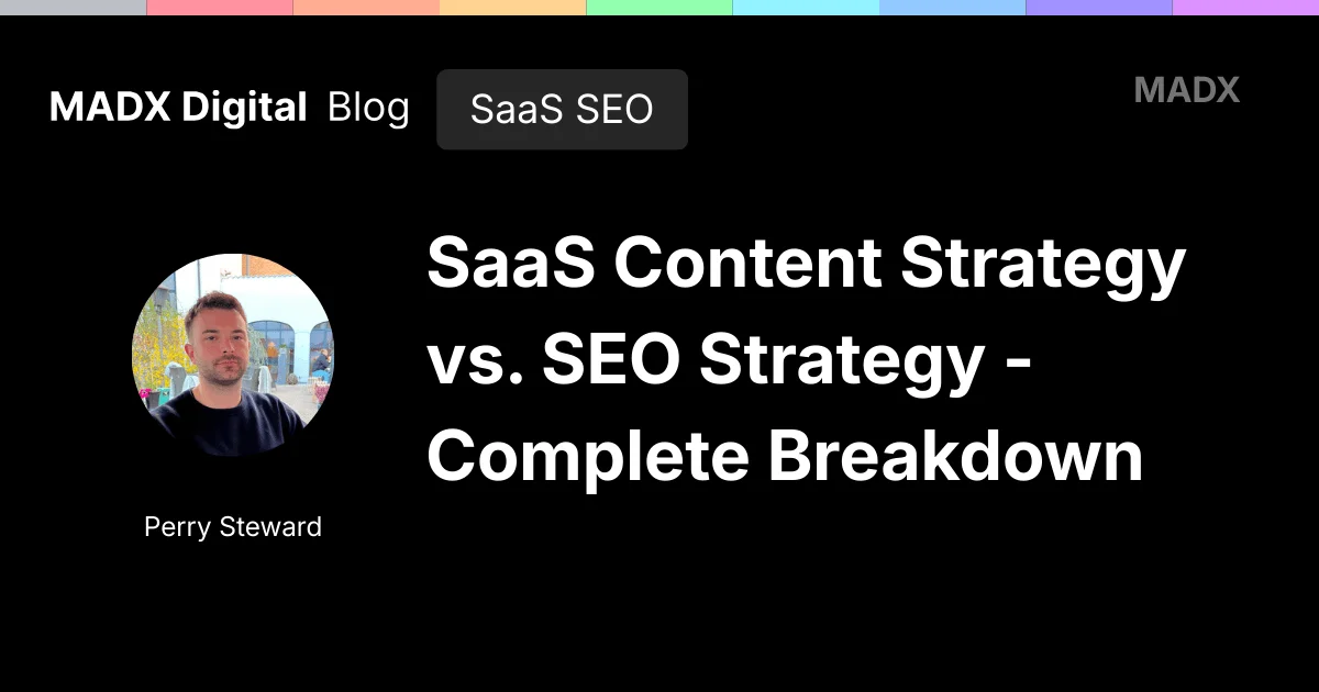 SaaS Content Strategy vs. SEO Strategy - Complete Breakdown