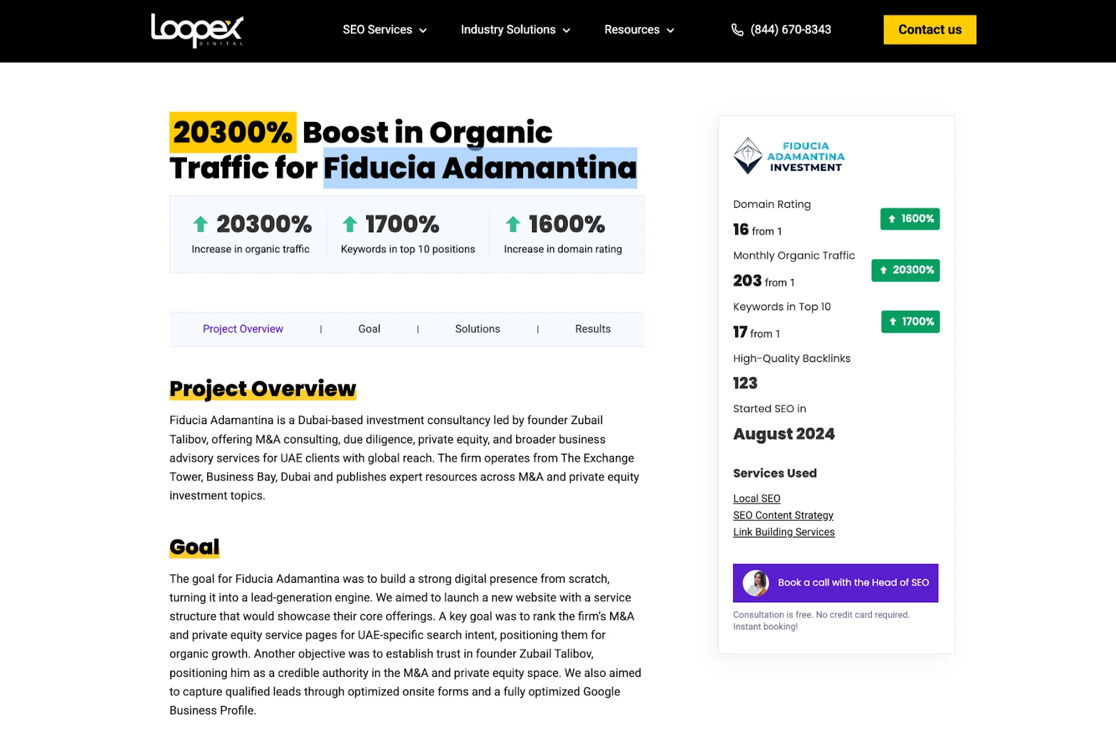 Fiducia Adamantina case study