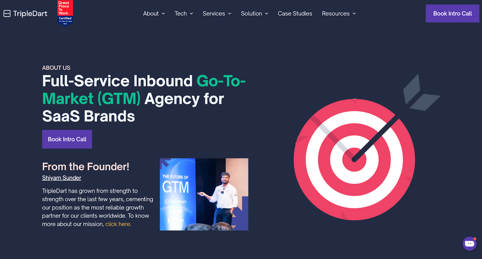 tripledart about page