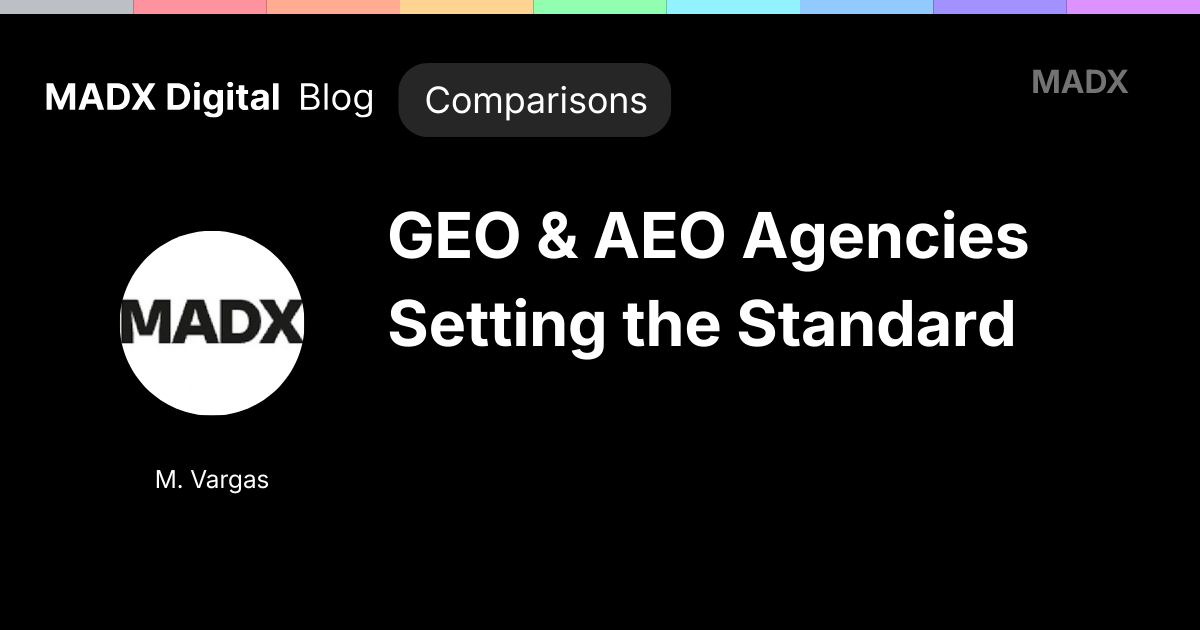 14 GEO & AEO Agencies Setting the Standard in 2026