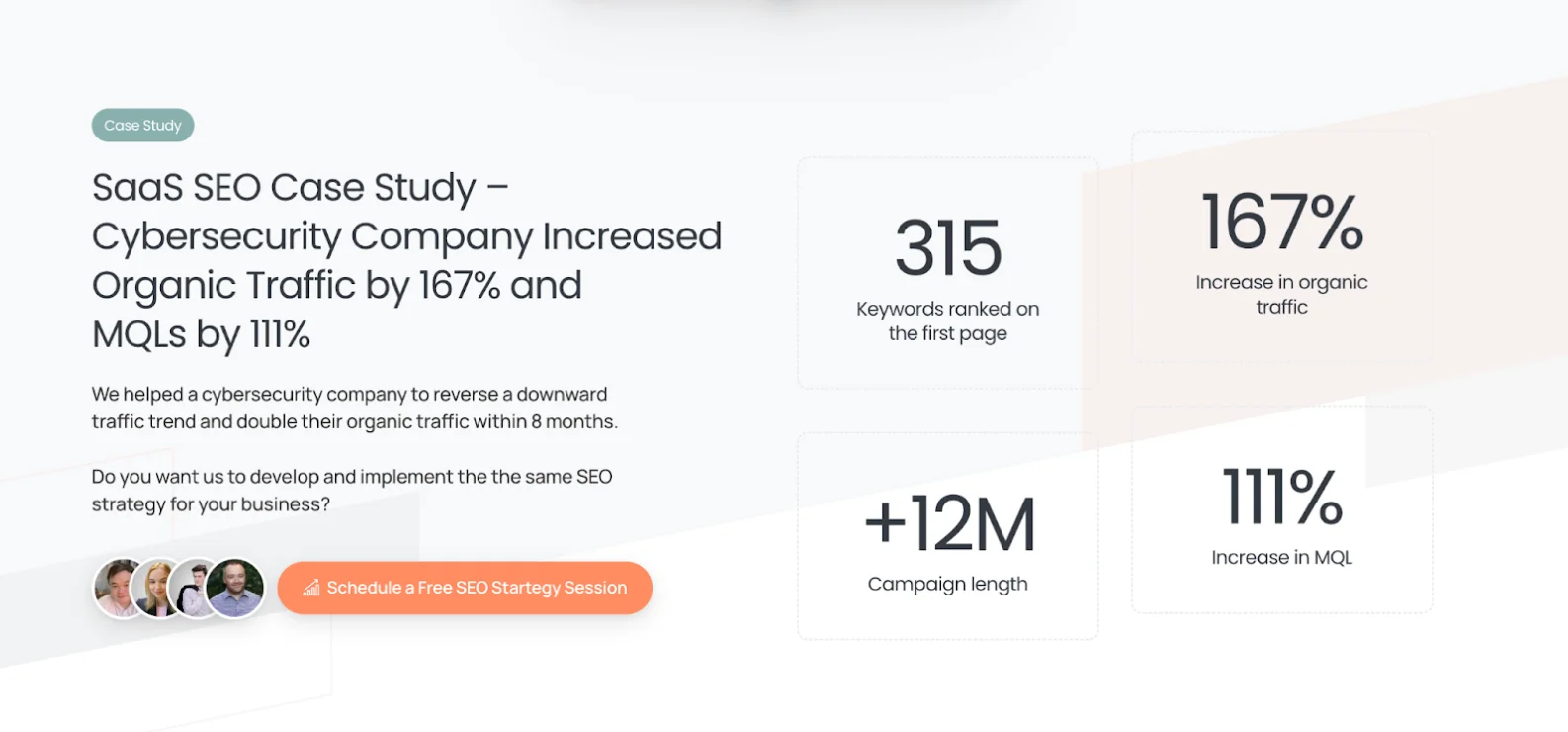 nine peaks case study for a cybersecurity company