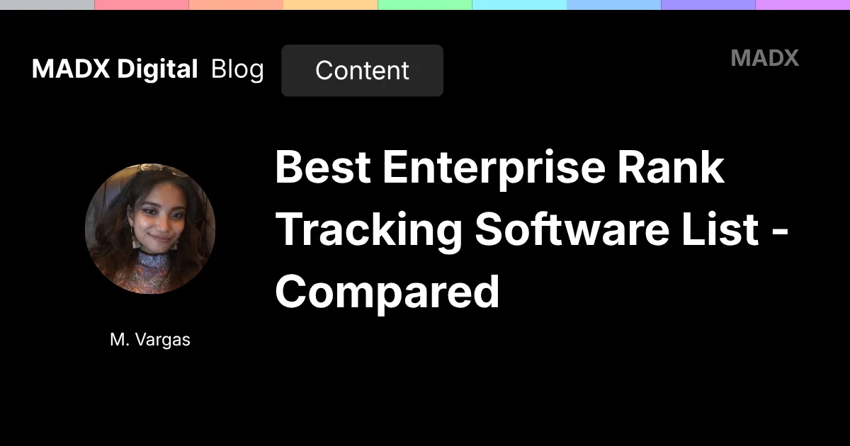 Best Enterprise Rank Tracking Software List - Compared